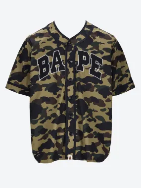 Camo Baseball Shirt with 1st-Inspired Design