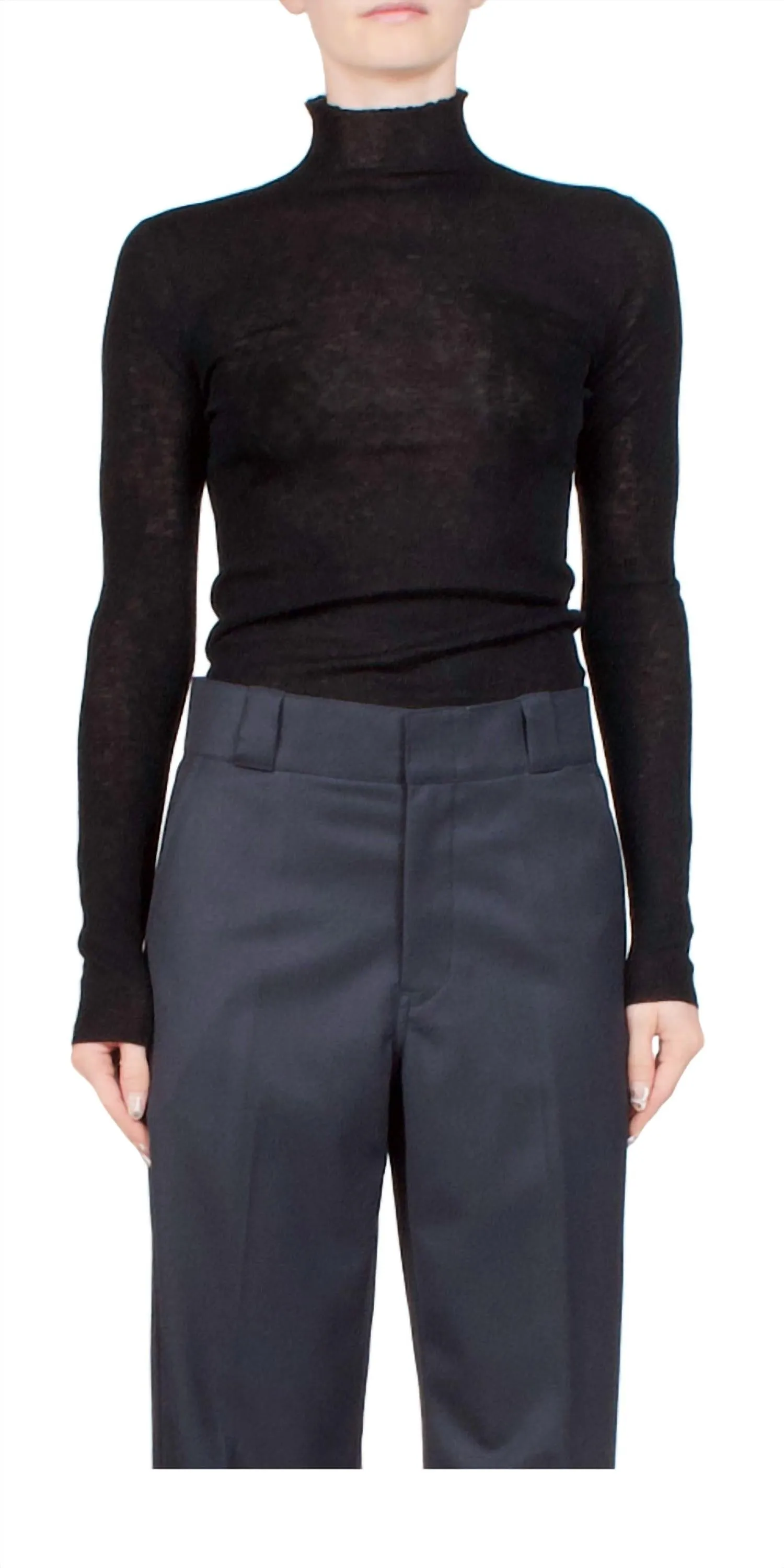 6397 - Rib Mock Neck Sweater