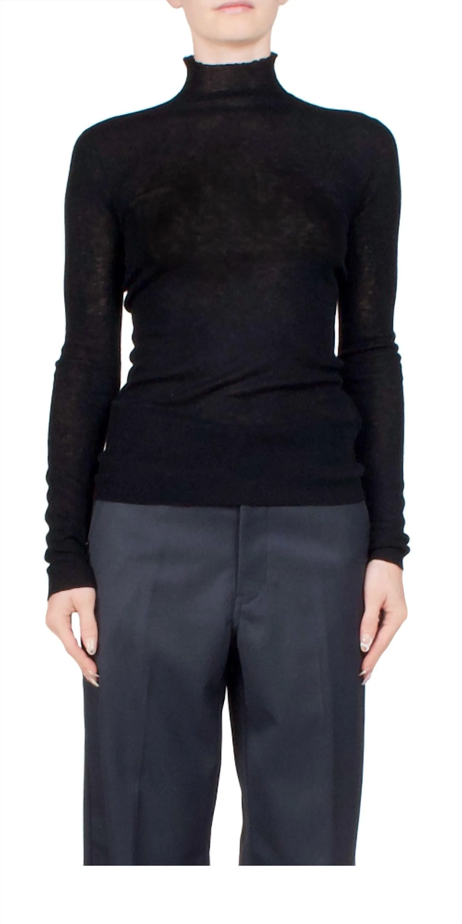 6397 - Rib Mock Neck Sweater