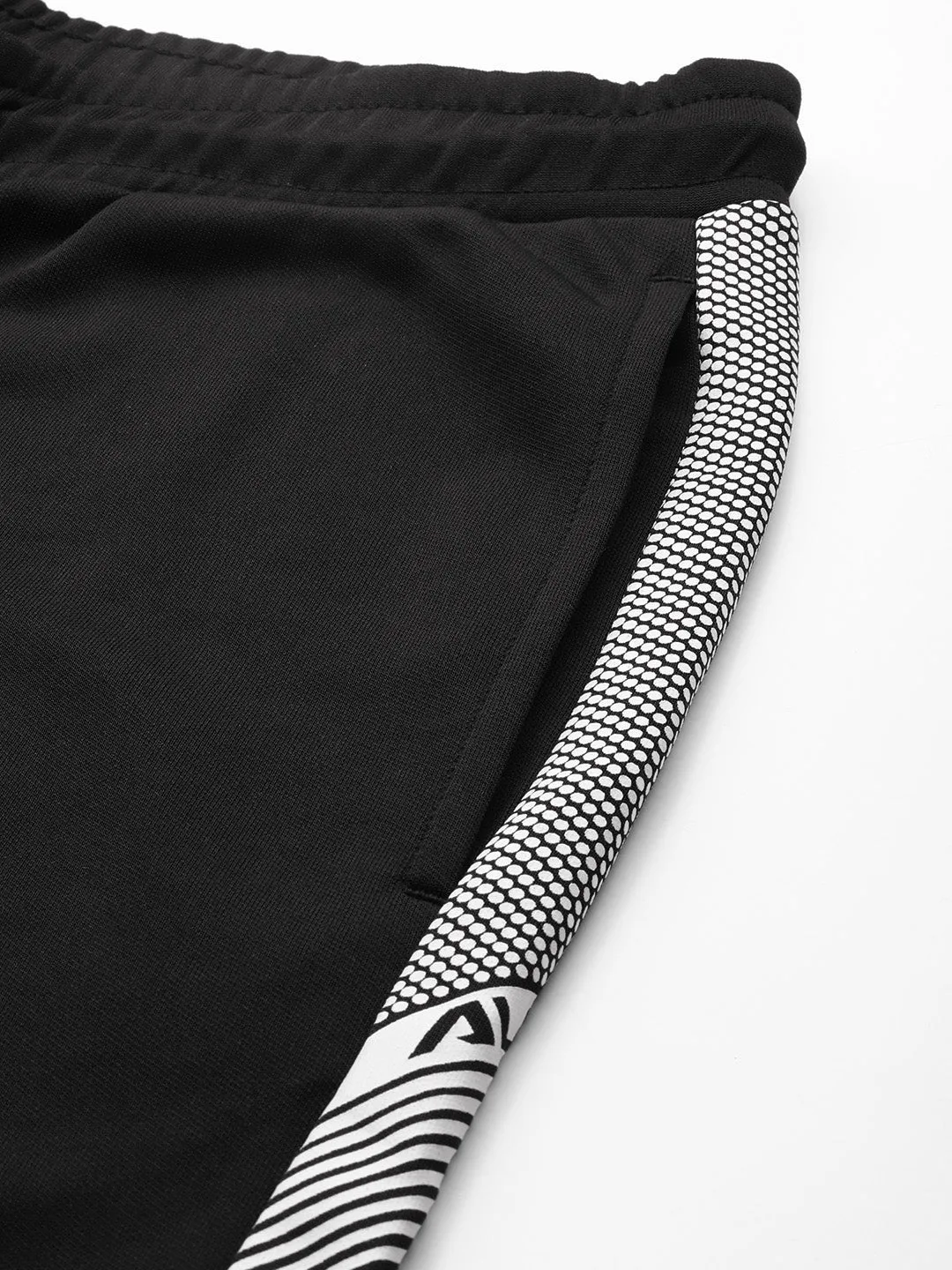 Alcis Mens Black Solid Fitness Track Pants - Comfortable Athletic Wear for Training and Leisure