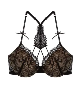 All Lace Underwire T-Back Bra