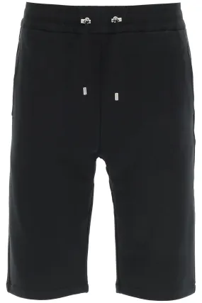 BALMAIN sweatshorts with flocked logo