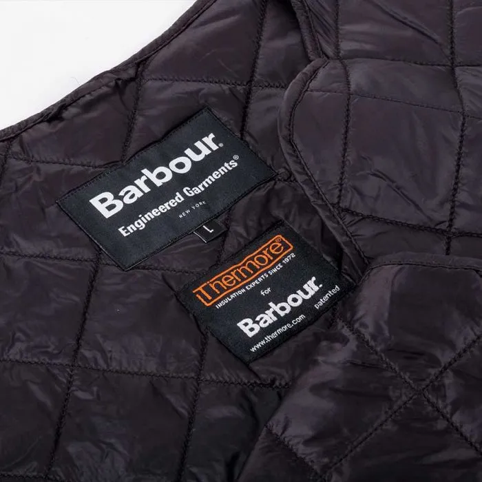 BARBOUR X ENGINEERED GARMENTS POP QUILTED VEST BLACK