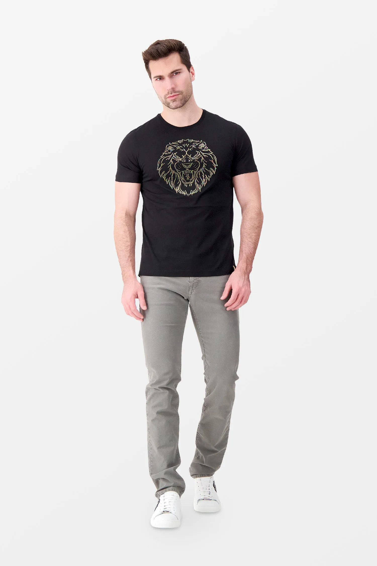 Billionaire Black SS Lion T-Shirt