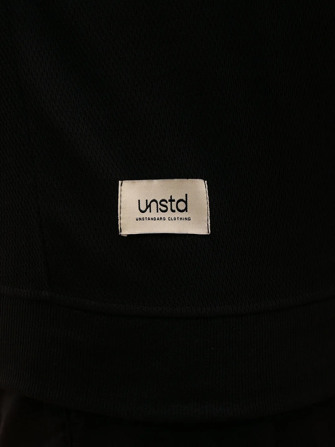Black Premium Structured Sweatshirt