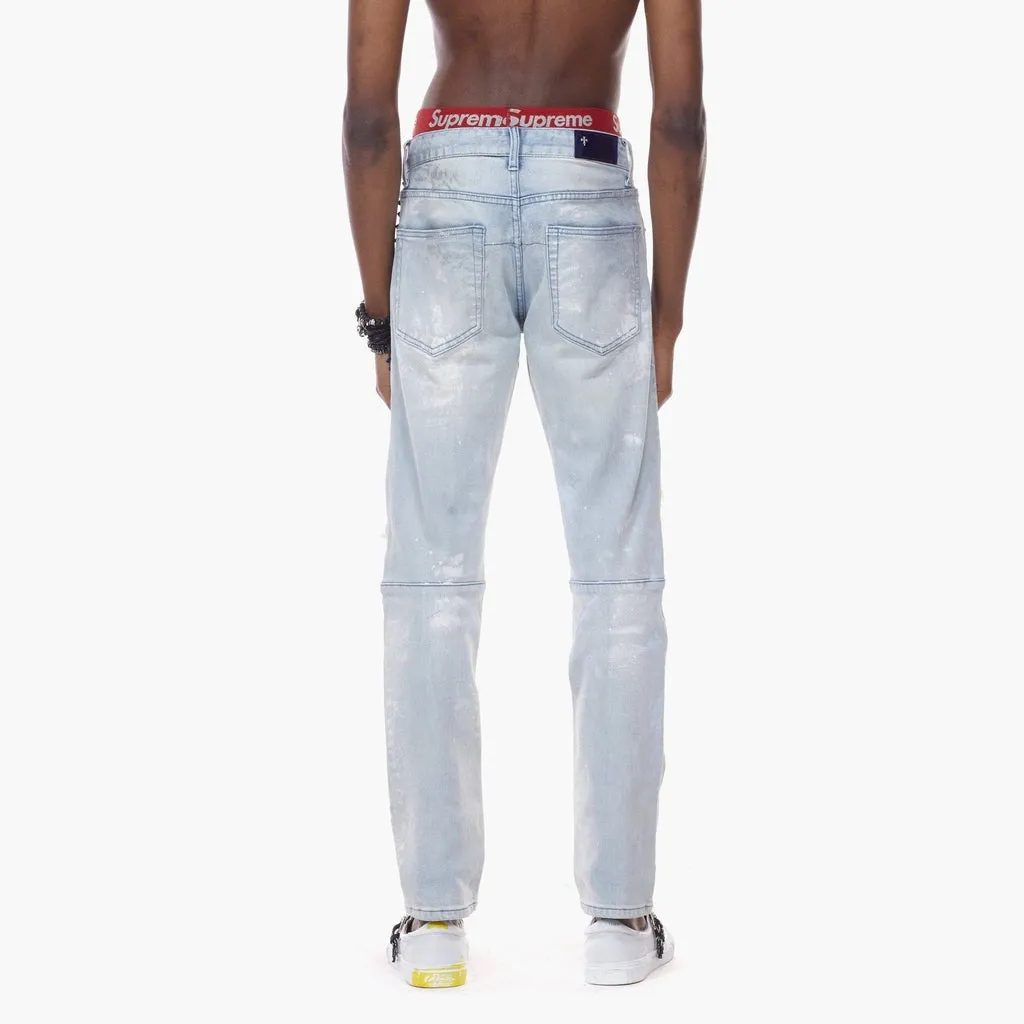 Bleunoir Antique Stud with Rhinestone Jeans - Hazy Blue