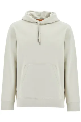 BOSS printed hoodie with hood