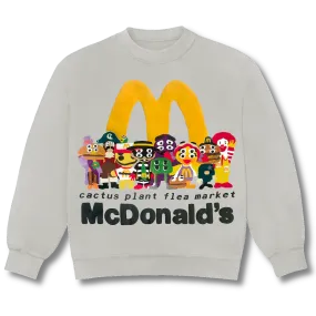 Cactus Plant Flea Market x McDonald's Cactus Buddy! And Friends Crewneck Cement