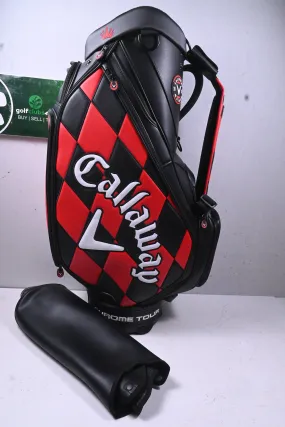 Callaway 2024 PGA Championship Tour Bag / 6-Way Divider / Black & Red