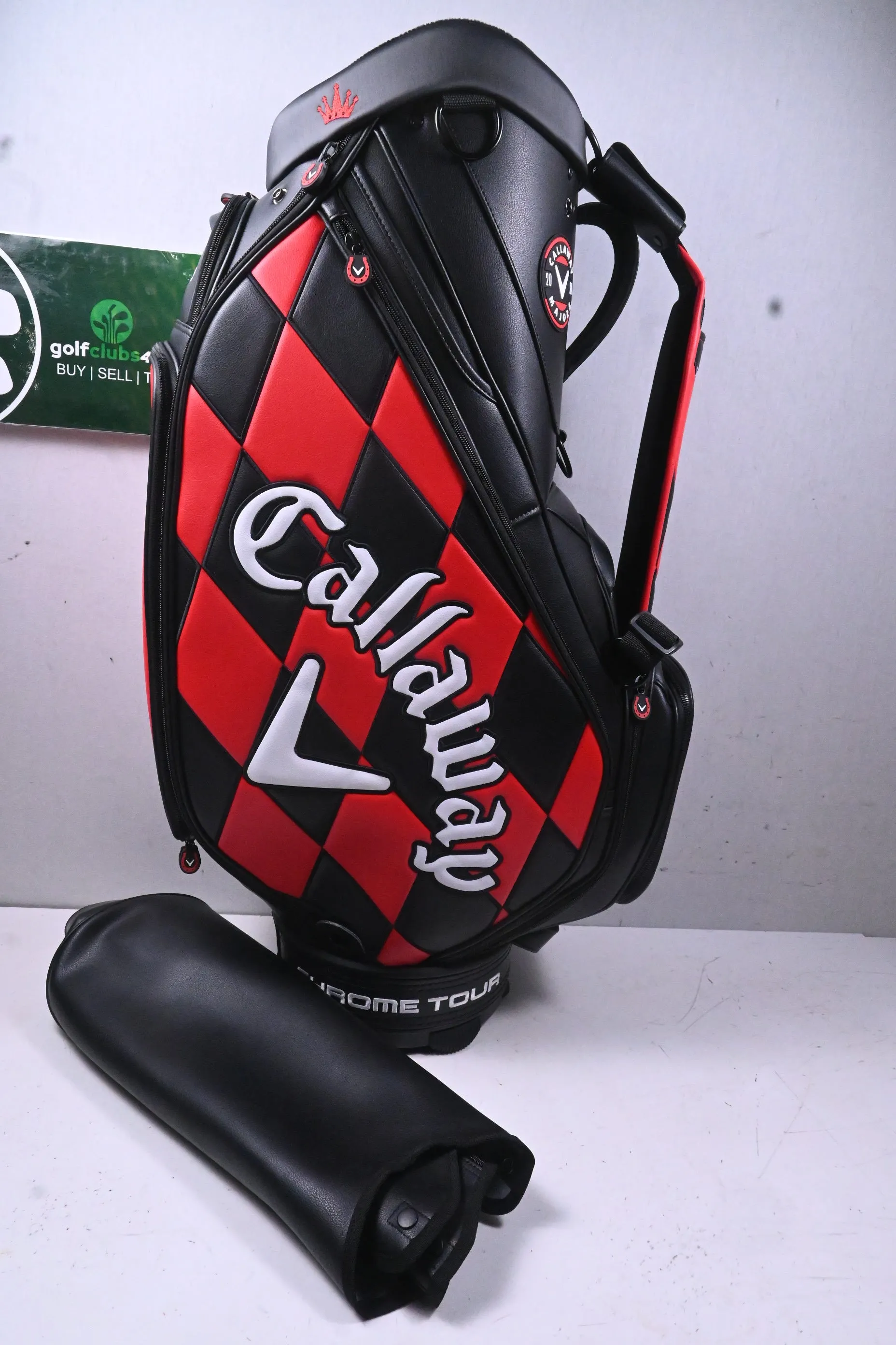 Callaway 2024 PGA Championship Tour Bag / 6-Way Divider / Black & Red