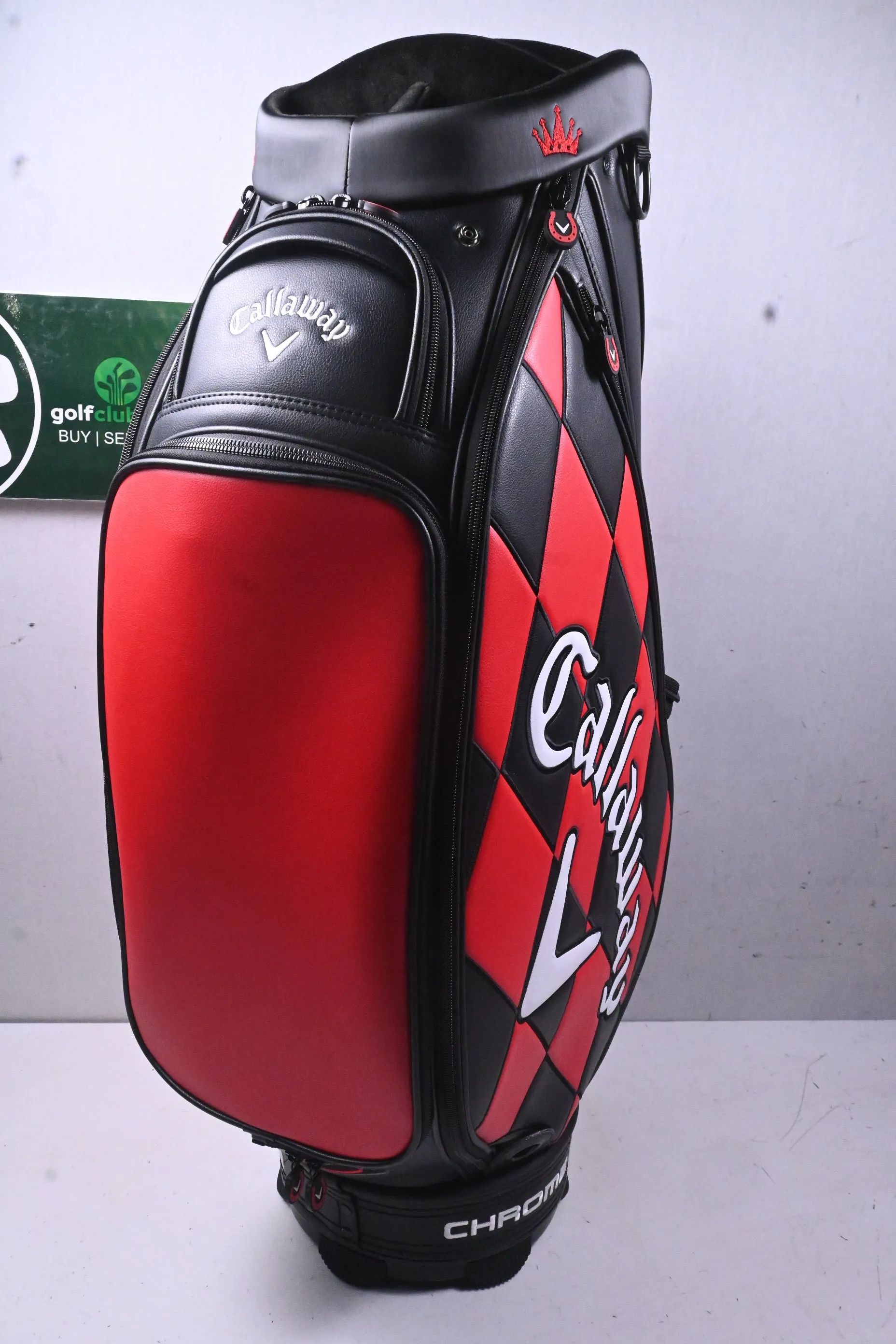 Callaway 2024 PGA Championship Tour Bag / 6-Way Divider / Black & Red