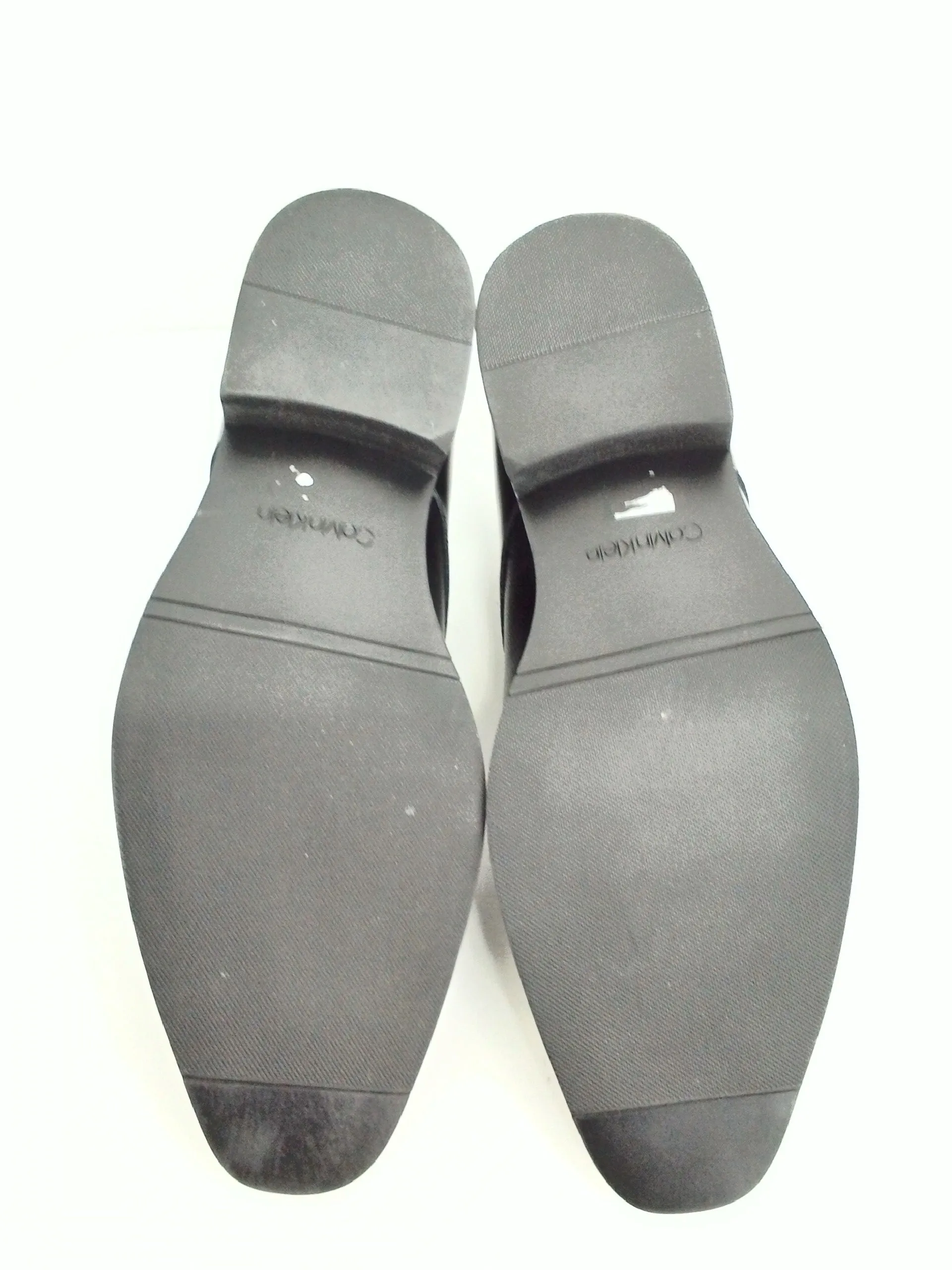 Calvin Klein Men's Black Leather Oxford Size 11