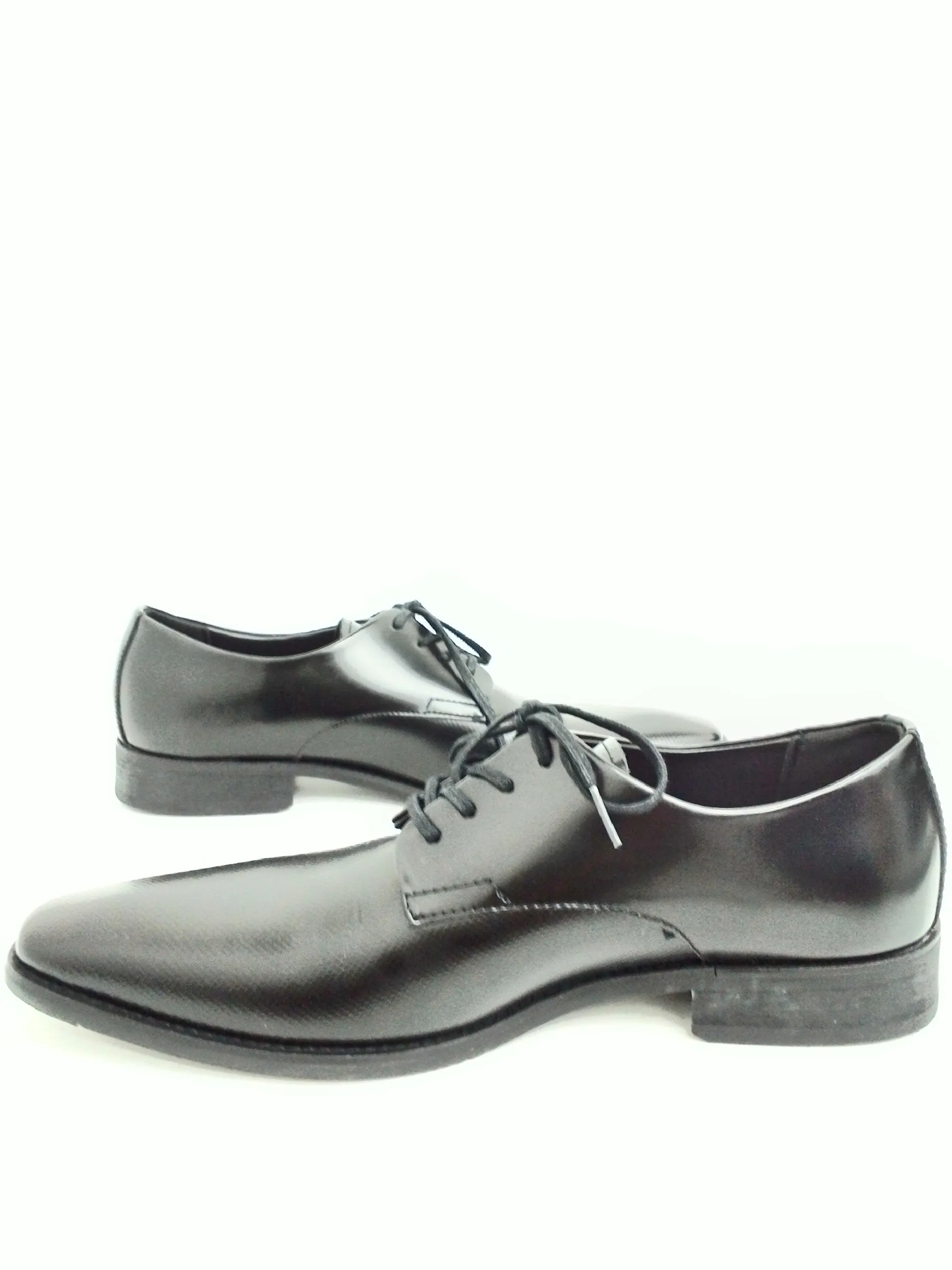 Calvin Klein Men's Black Leather Oxford Size 11
