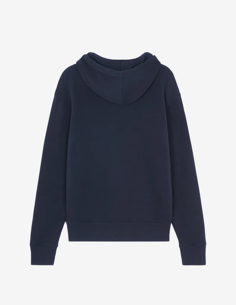 CHILLAX FOX PATCH ZIPPED HOODIE