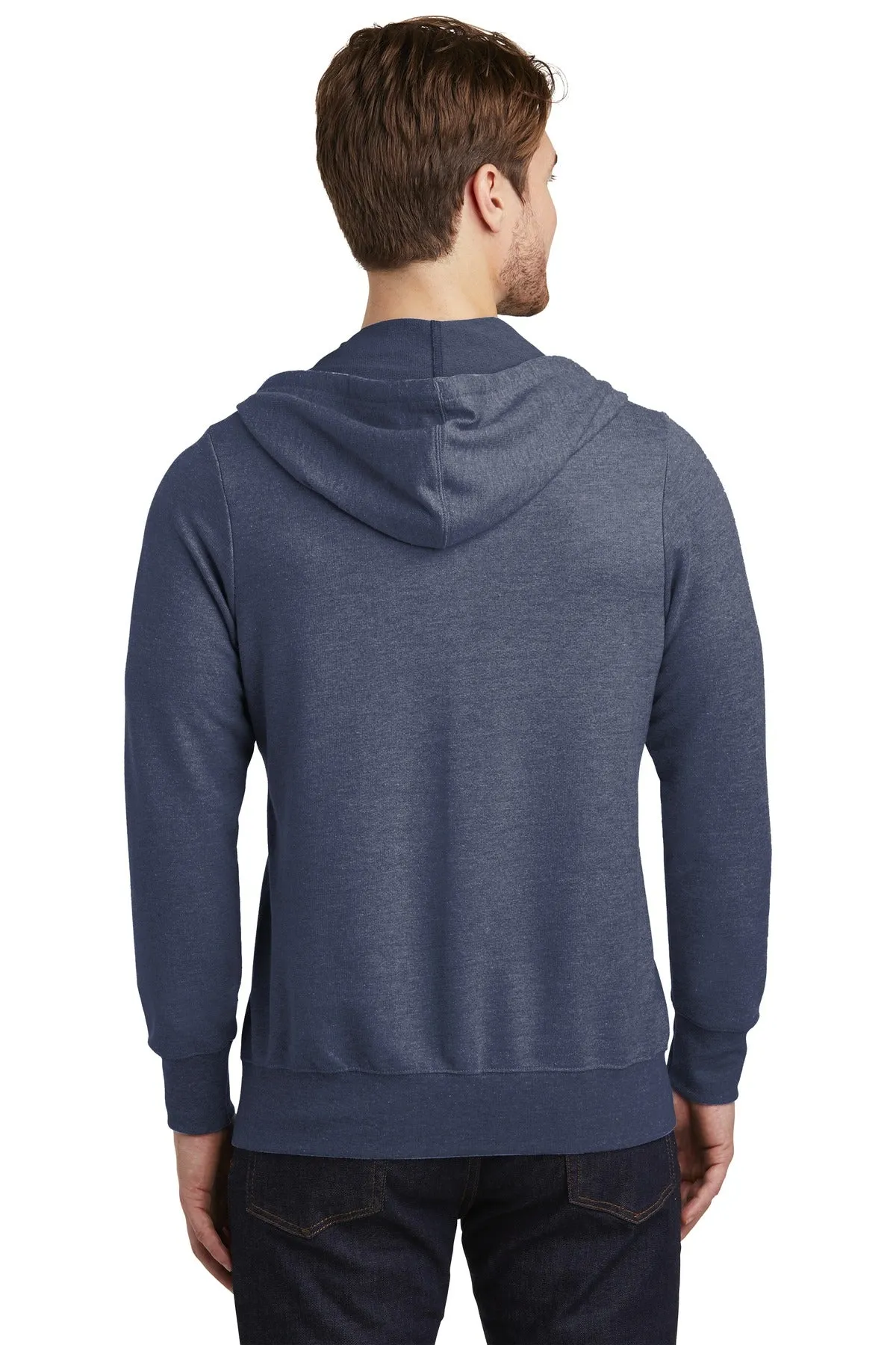 District Perfect Tri French Terry Full-Zip Hoodie. DT356