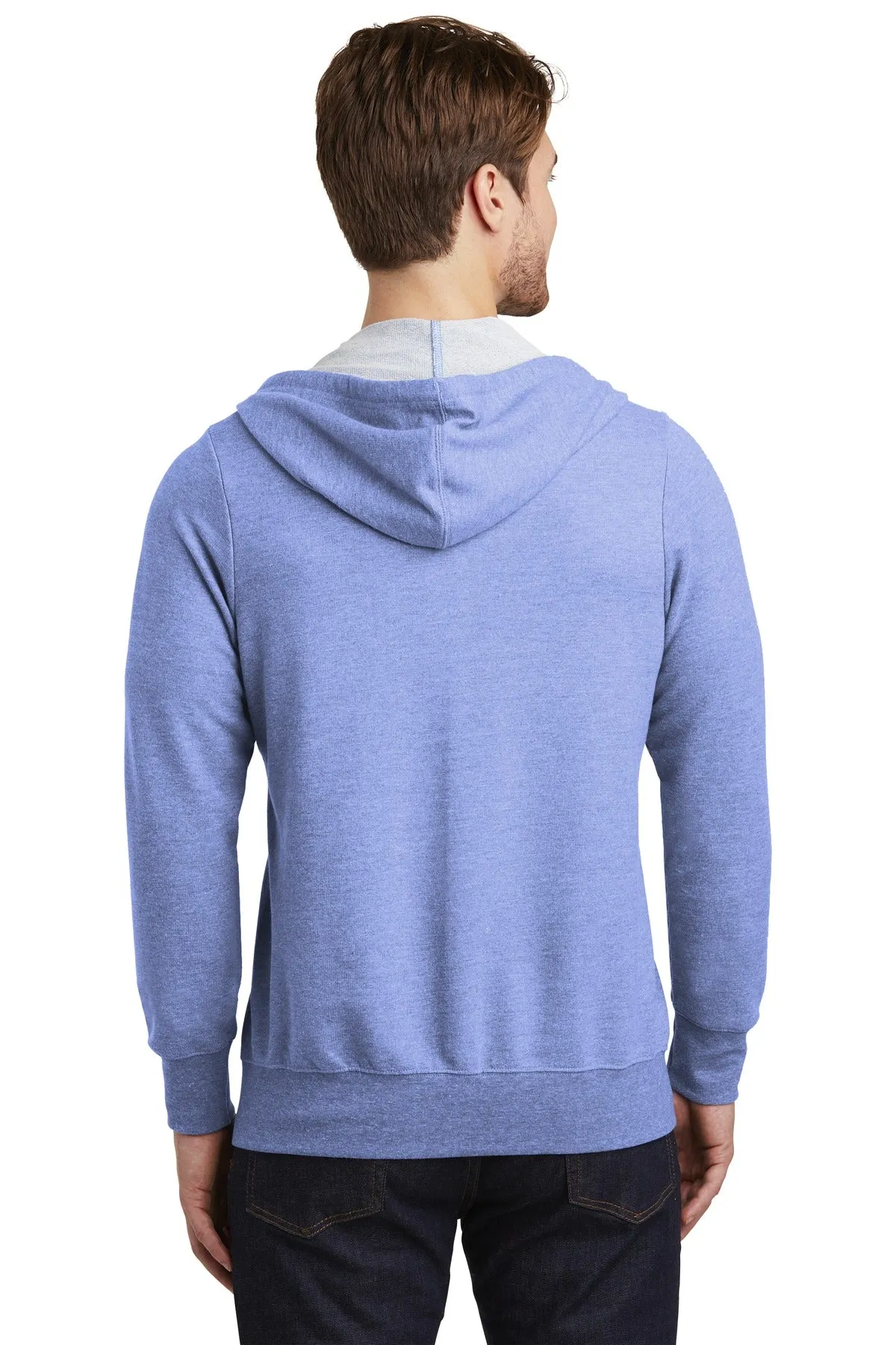 District Perfect Tri French Terry Full-Zip Hoodie. DT356