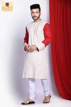 DUDHE ALTA - Festive Kurta
