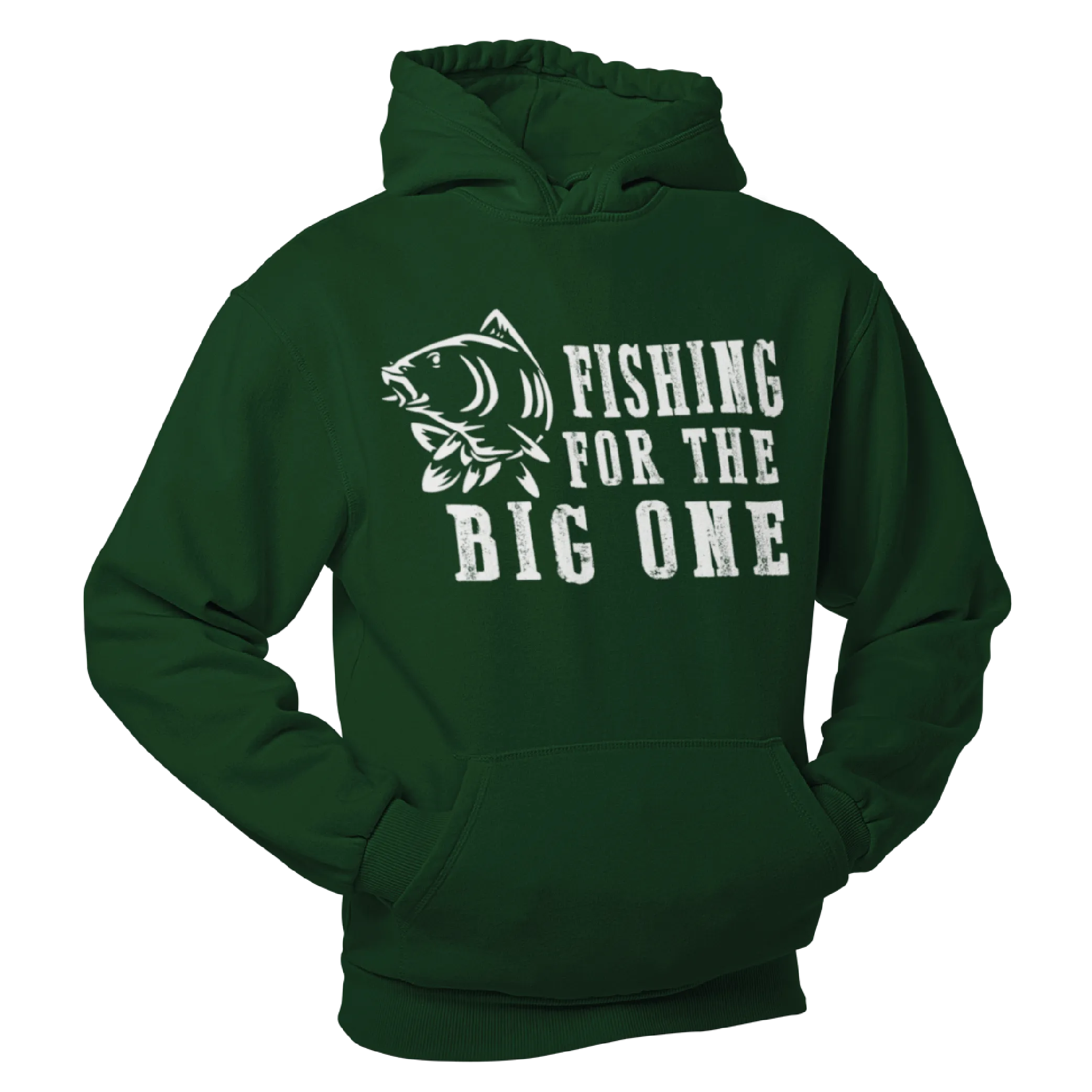 Fishing for the big one, Fishing Humour Hoodie