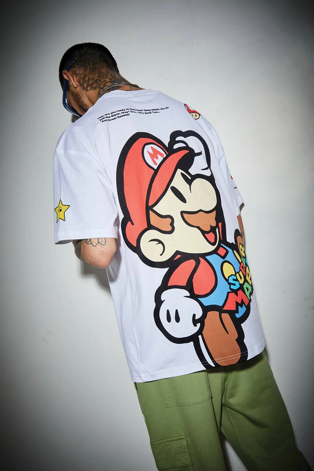 Happy Mario Oversized T-shirt