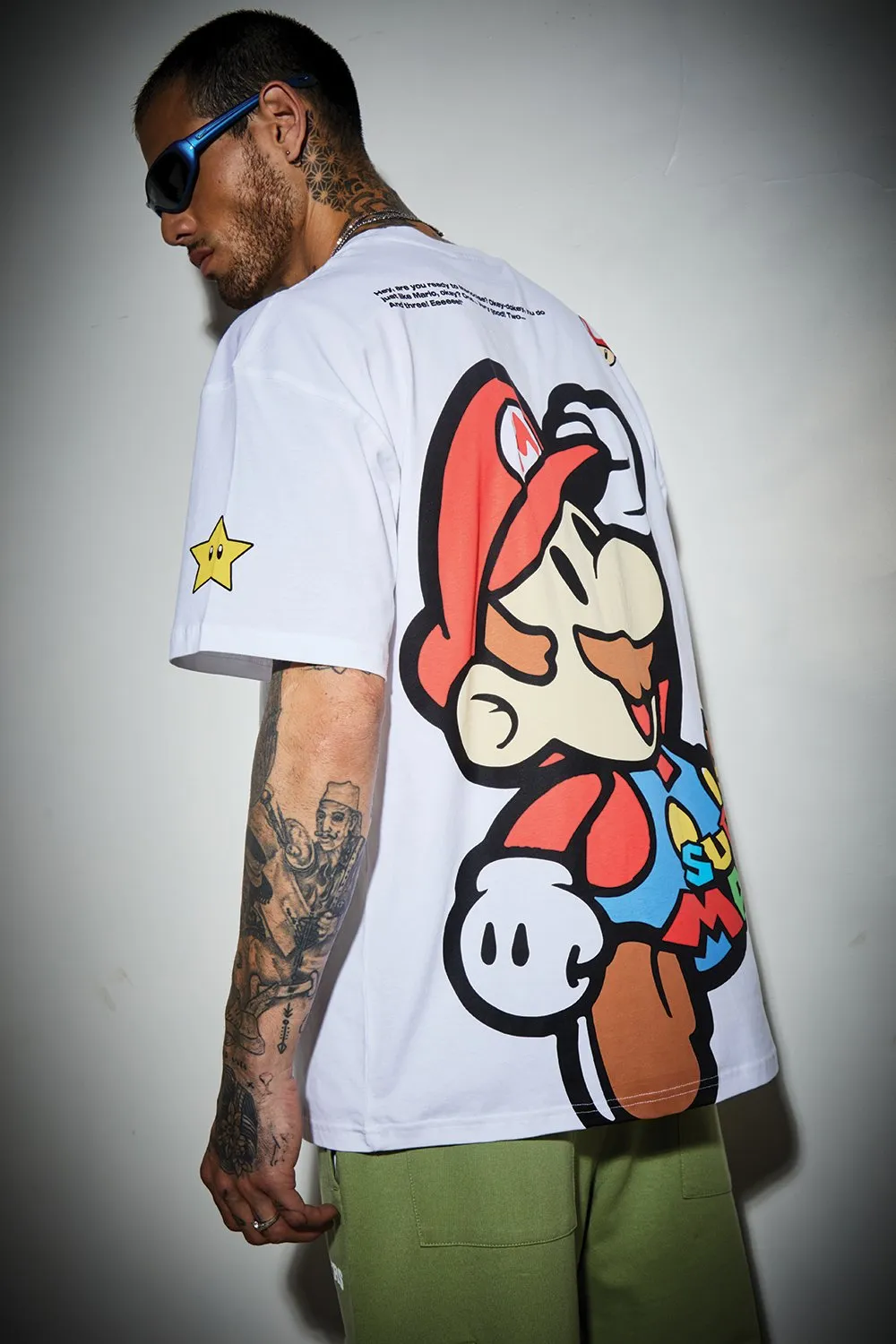 Happy Mario Oversized T-shirt