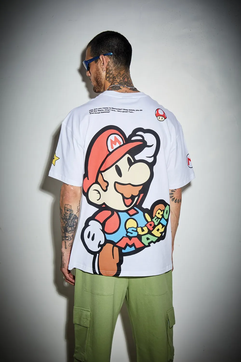 Happy Mario Oversized T-shirt