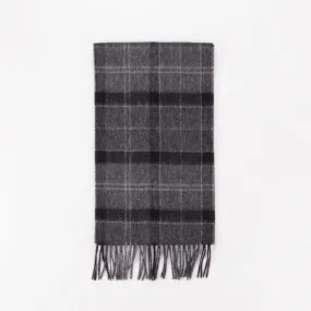 HOLDEN SCARF BLACK/GREY TARTAN