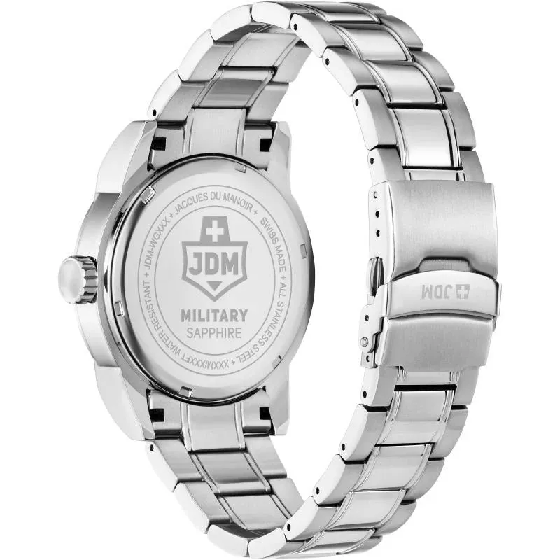 JDM Military (Jacques Du Manoir) - WG013-04 - FOXTROT - Made In Switzerland - Wrist Watch for Men - 10 ATM.