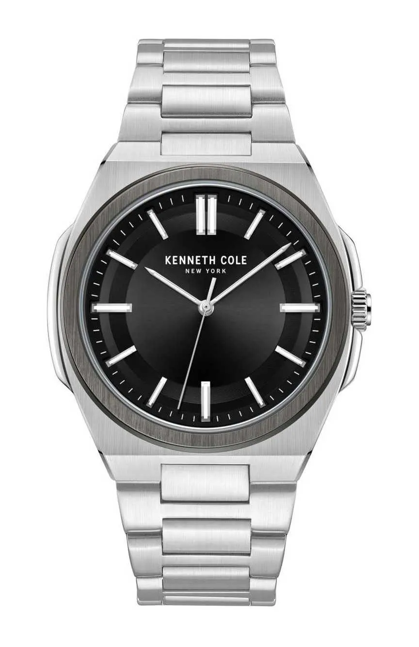 Kenneth Cole Men's Silver Analog Stainless Steel Strap Watch | Model KCWGG0015106