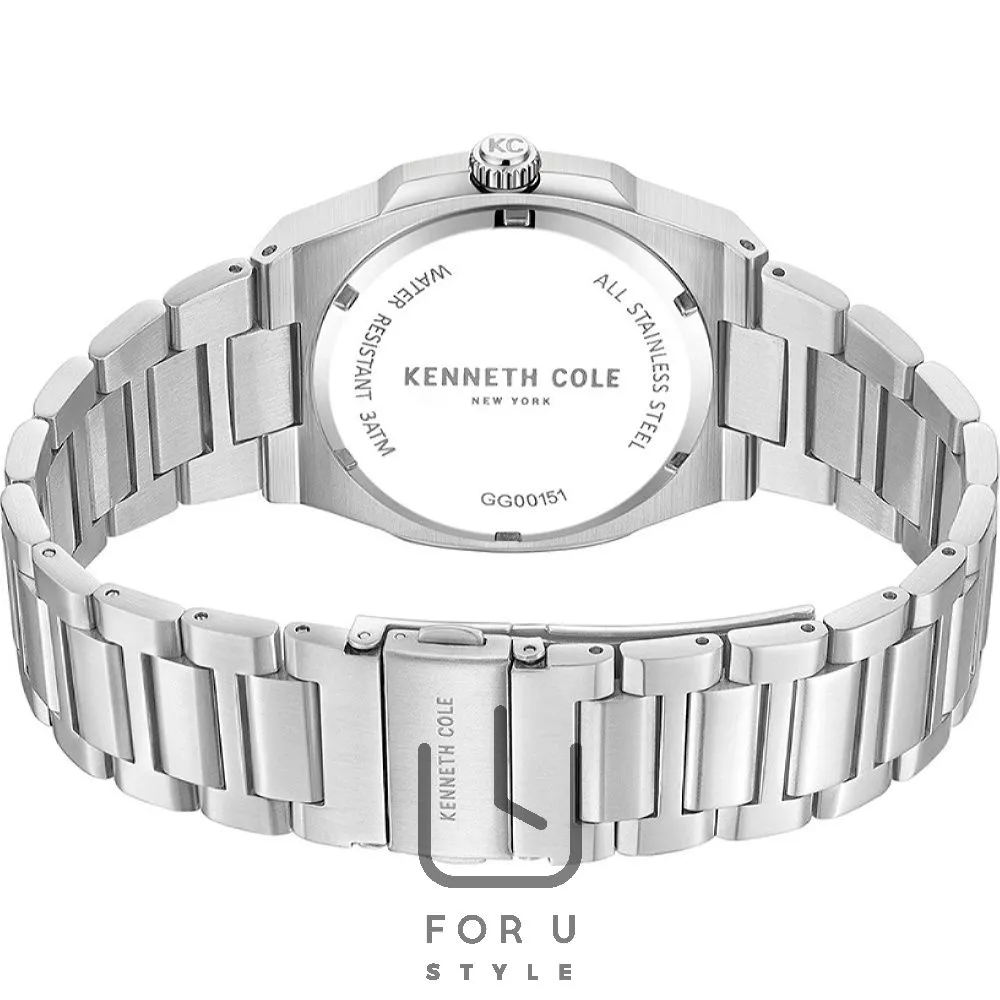 Kenneth Cole Men's Silver Analog Stainless Steel Strap Watch | Model KCWGG0015106