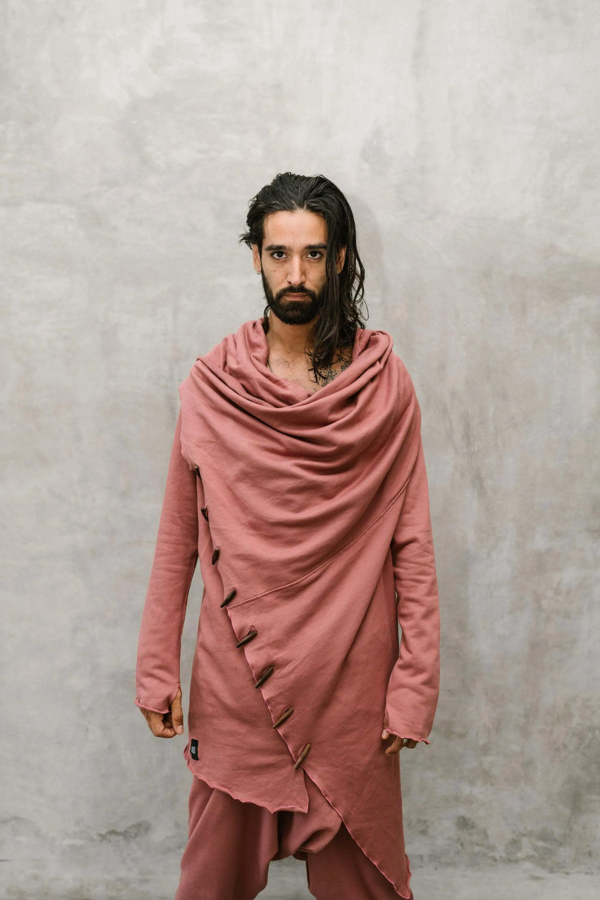 KENOBI Red Rossore - Jedi style hoodie for Men