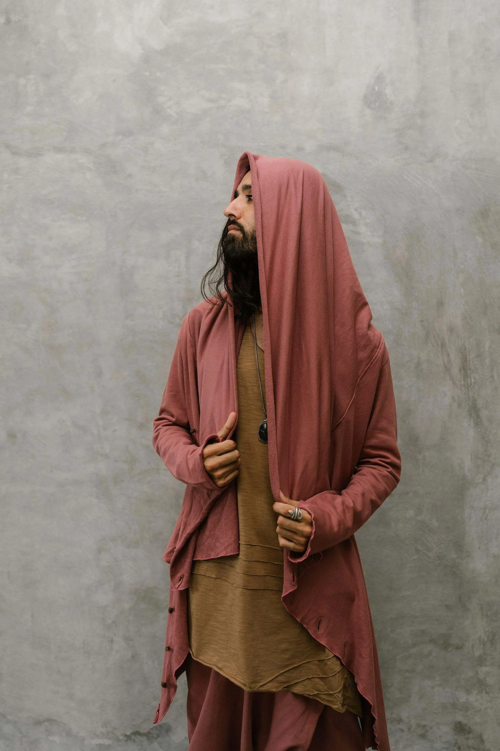 KENOBI Red Rossore - Jedi style hoodie for Men