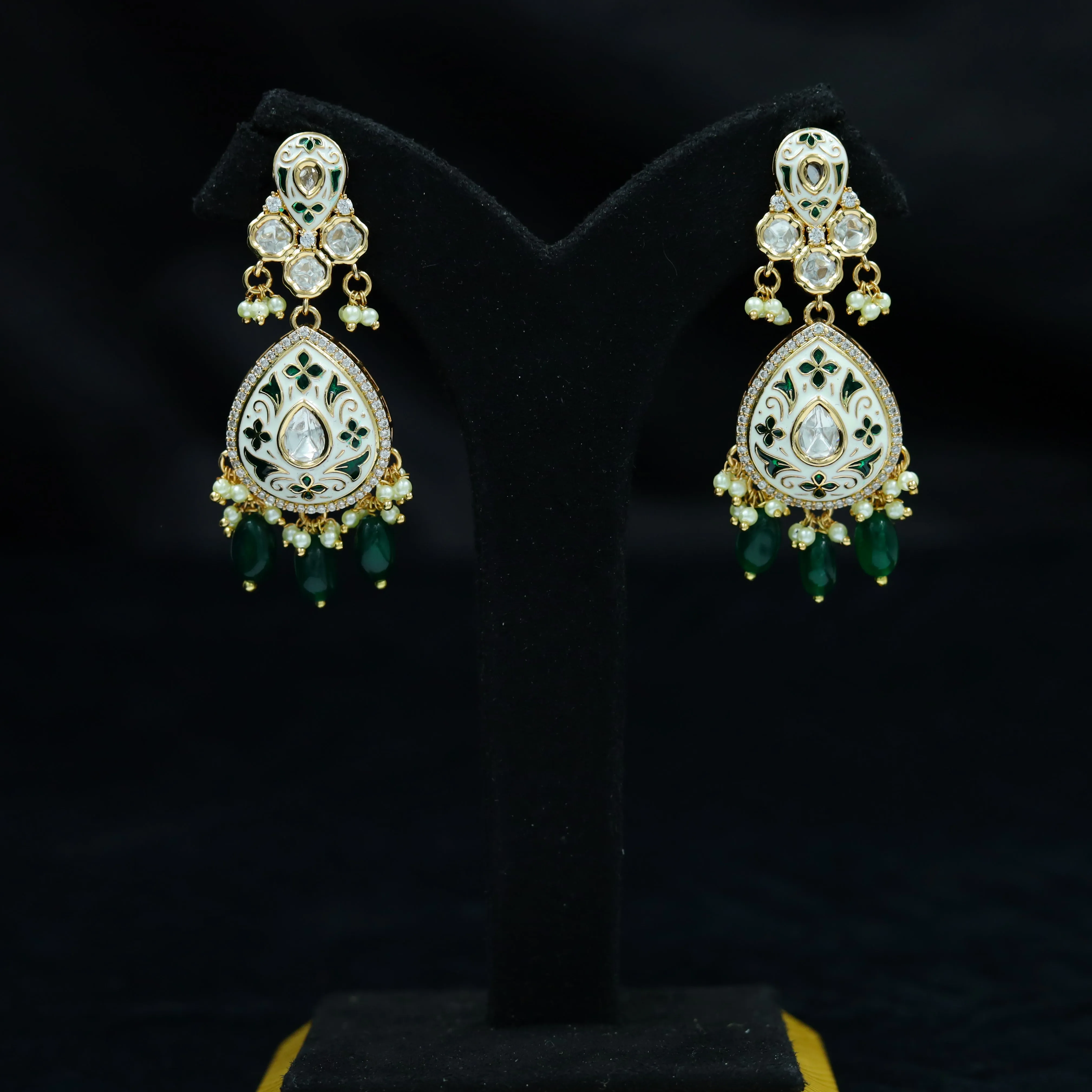 Kundan Meenakaree Necklace 12210-28