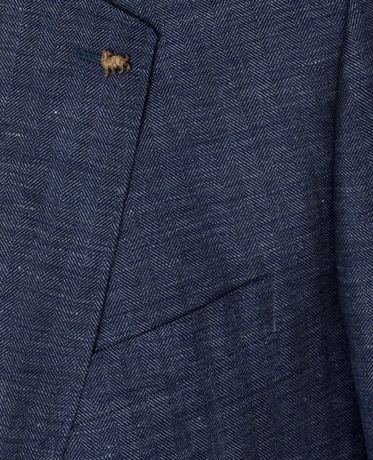 Magee - Claddy T2 Jacket, Navy Herringbone Linen Mix