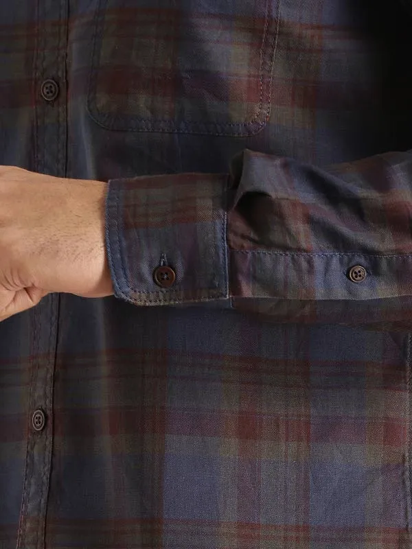 Men Checked Full Sleeve Cotton Shirt