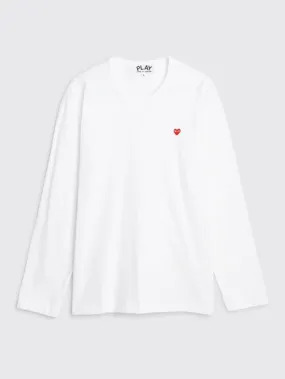 MINI HEART LS T-SHIRT WHITE