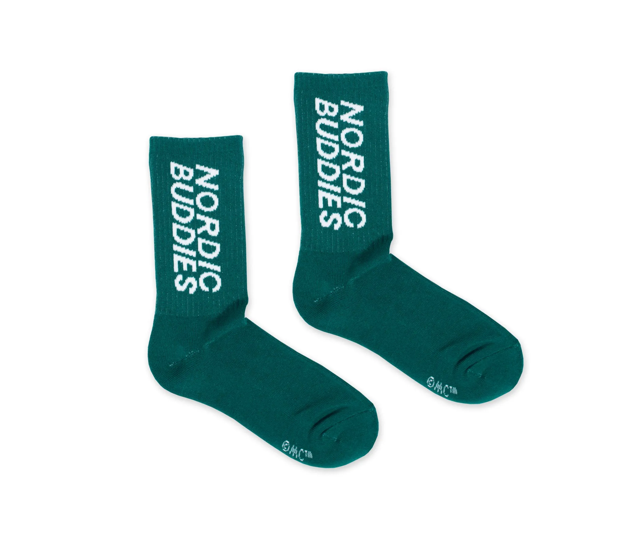 Green Retro Angry Moomintroll Mens Socks