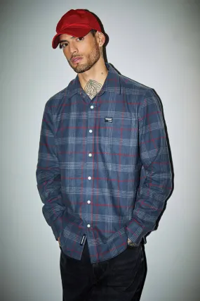 Multi Pattern Blue Regular Fit Shirt