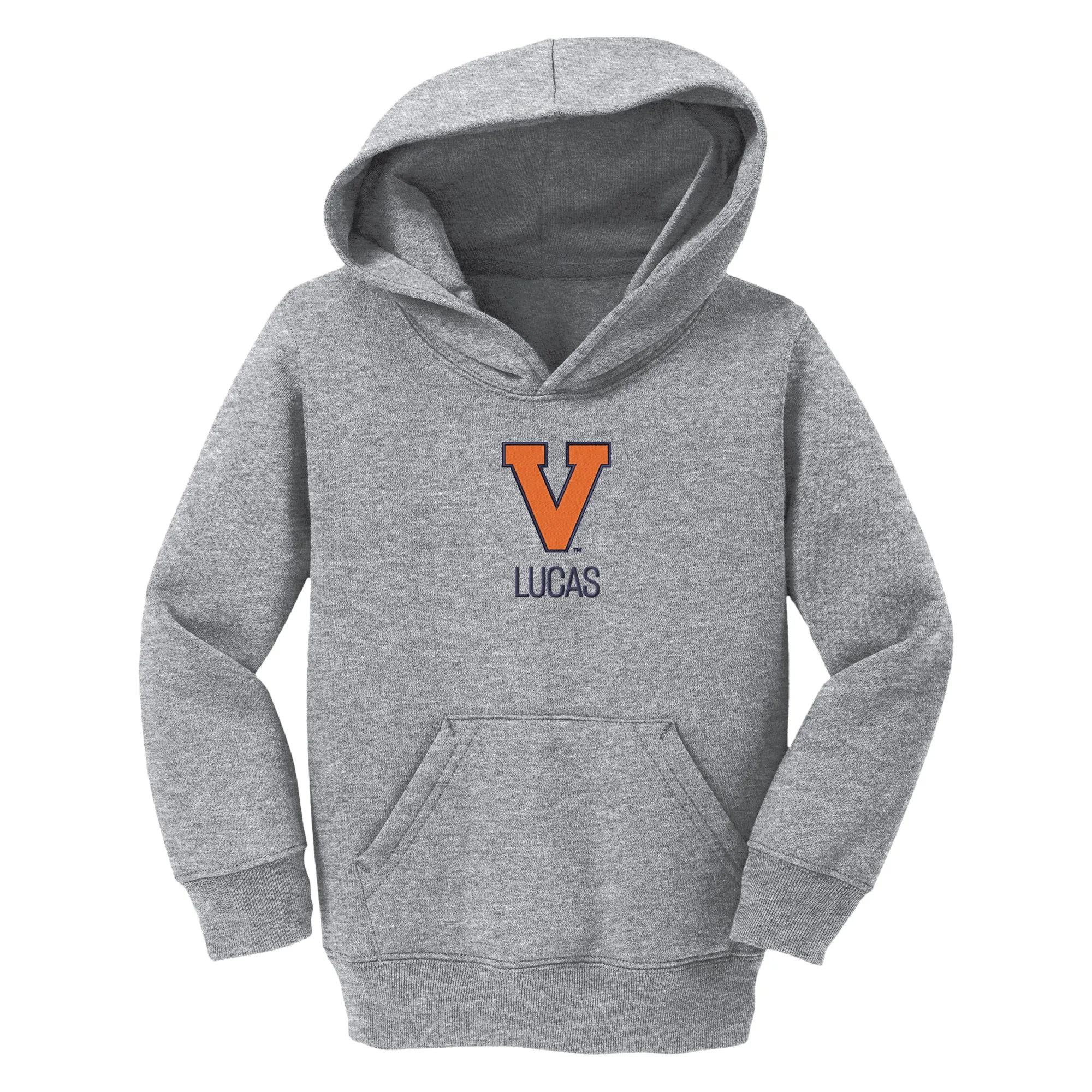 Personalized Virginia Cavaliers Institutional V Toddler Pullover Sweatshirt