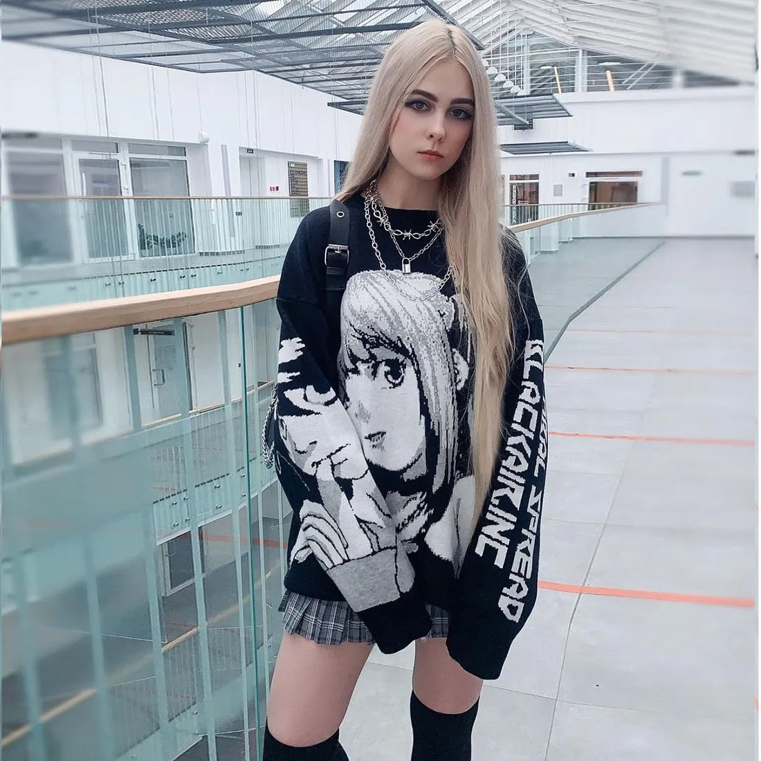 "BEAUTY & BRAINS" - L & Misa Knitted - Death Note Anime Sweater