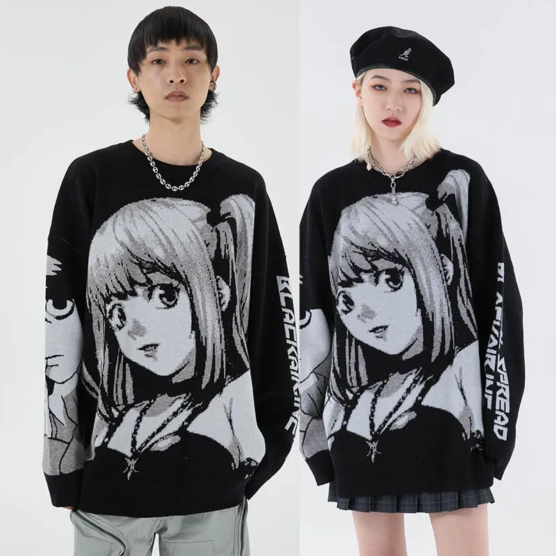 "BEAUTY & BRAINS" - L & Misa Knitted - Death Note Anime Sweater