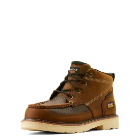 Rebar Lift Composite-Toe Chukka Work Boot Distressed Brown