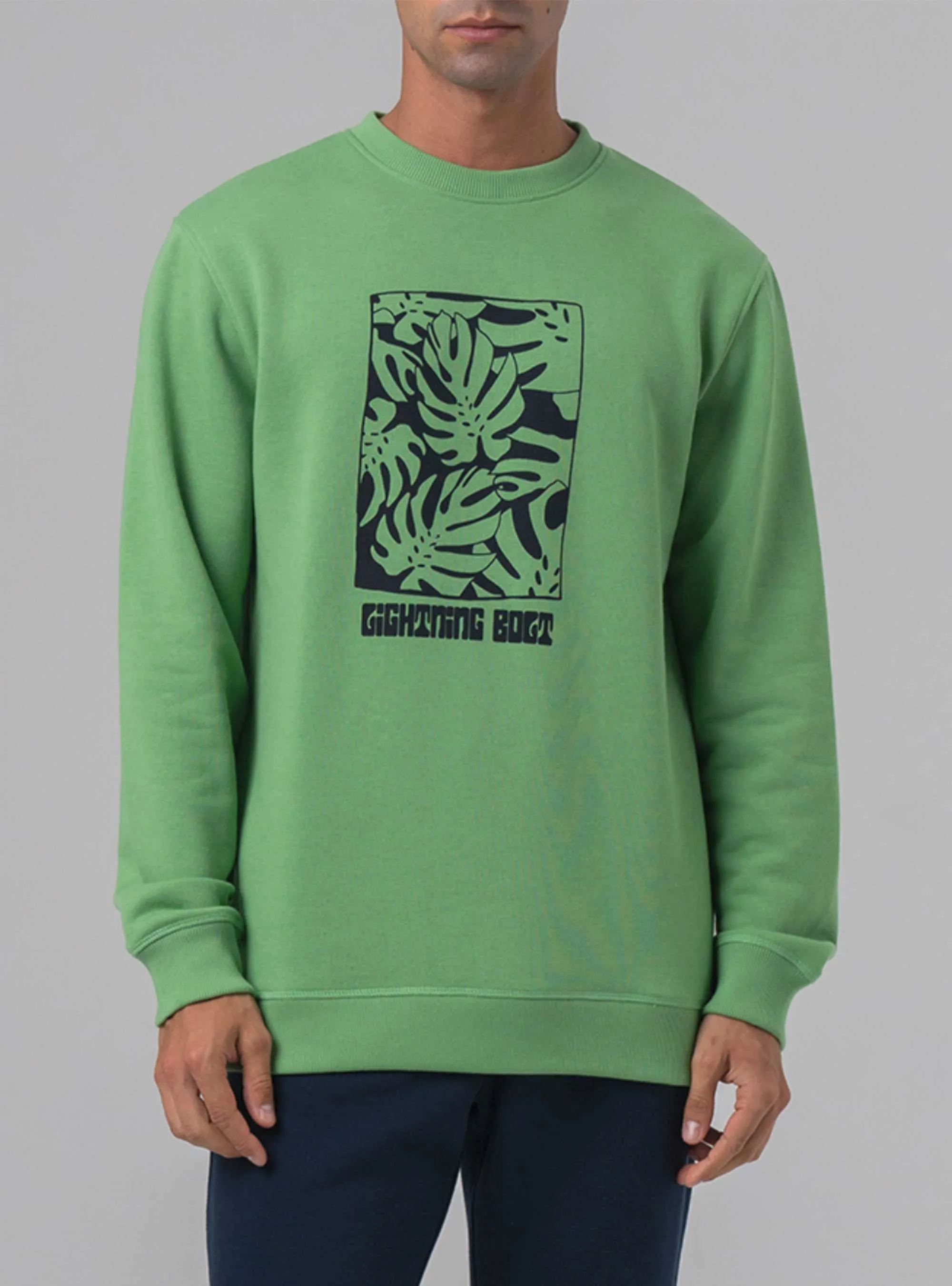 REGULAR SWEATSHIRT WITH FRONT PRINT