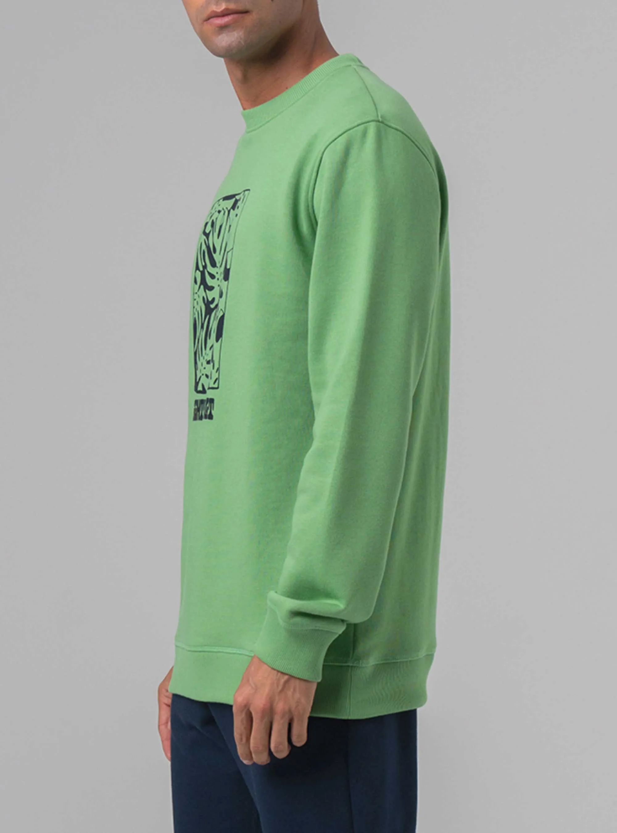 REGULAR SWEATSHIRT WITH FRONT PRINT