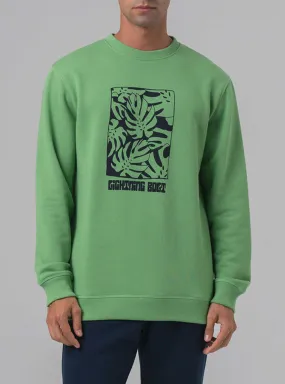 REGULAR SWEATSHIRT WITH FRONT PRINT