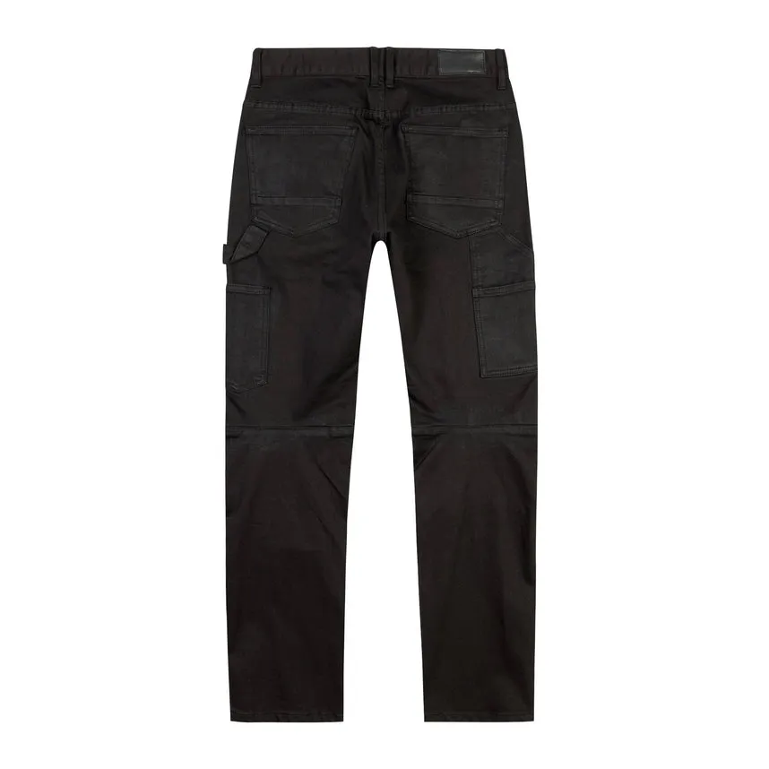 Rip & Repair Double Knee Jeans - Jet Black