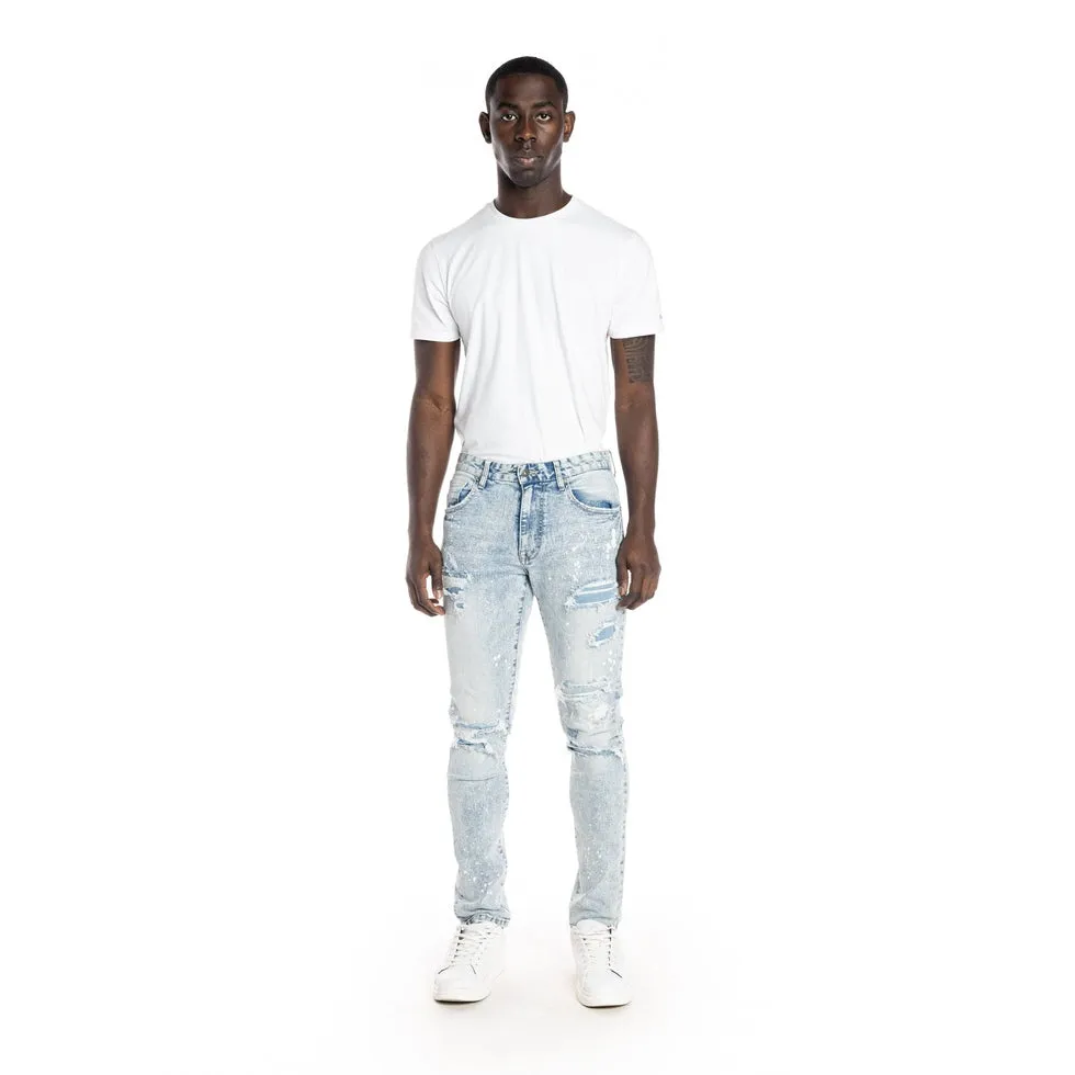 Rip And Repair Jeans - Archer Blue