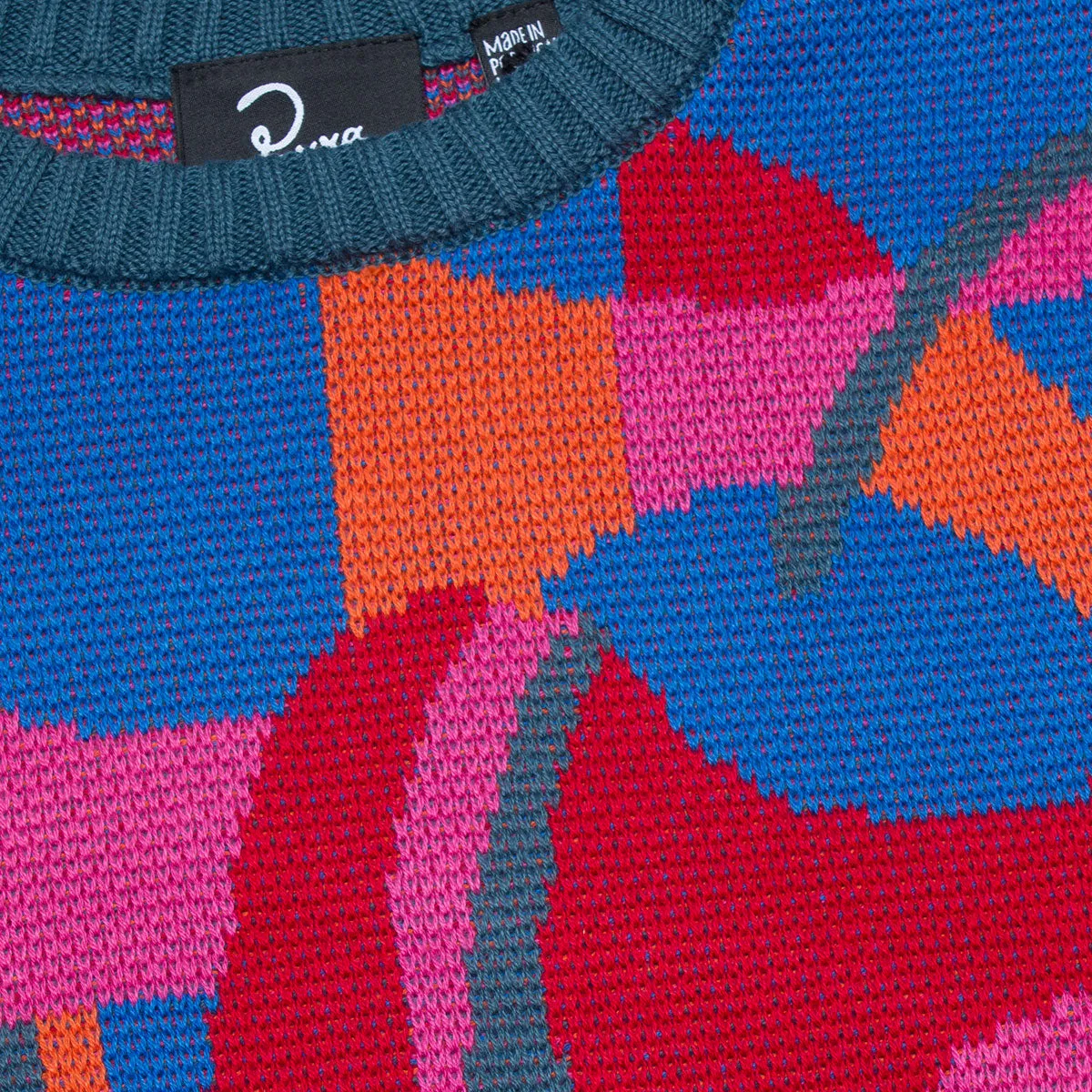 Sitting Pear Pattern Knitted Pullover