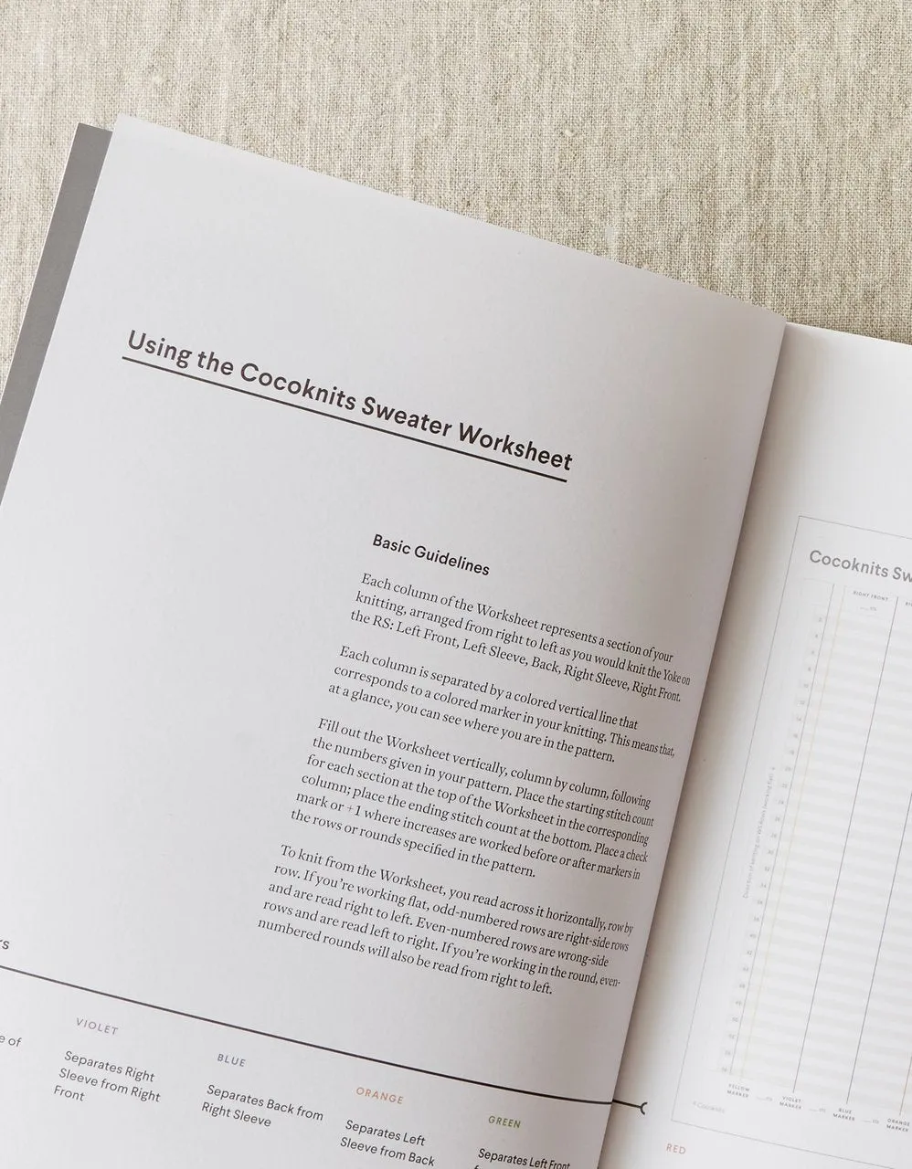 Sweater Worksheet Journal [bundle of 10]