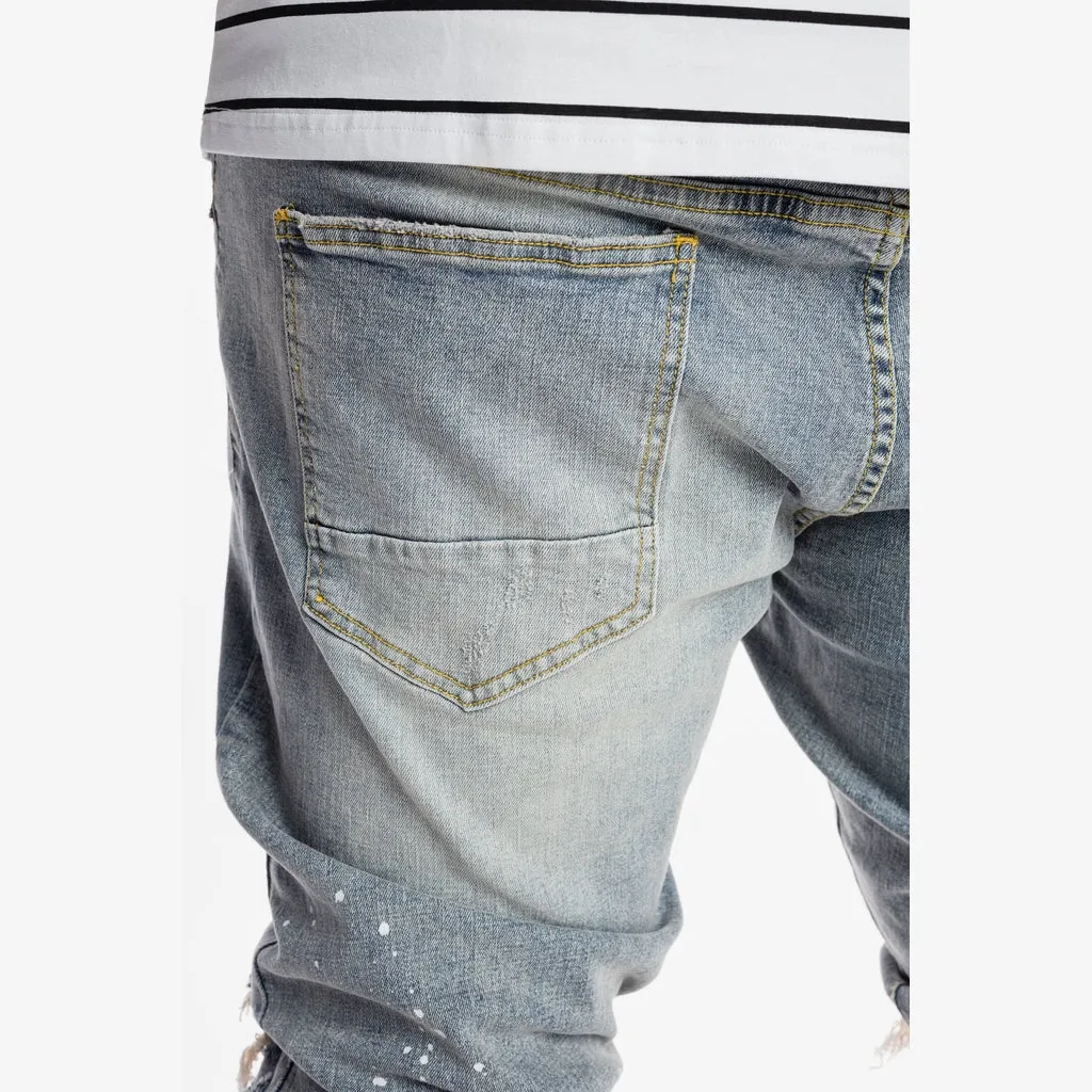 Utility Fashion Jeans -Nutria Blue