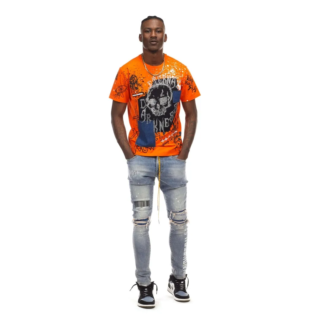 Utility Fashion Jeans -Nutria Blue